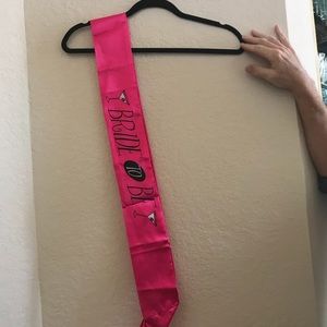 Wedding Bride to be sash
